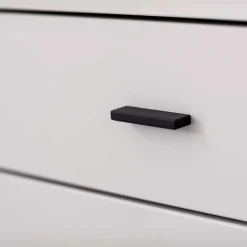 Wohnwand in Weiß mit Wildeiche - Varzino (dreiteilig)