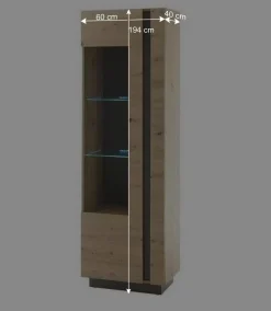 Wohnwand Kombination modern - Lairian (vierteilig)