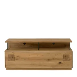 Wohnwand Möbel Kombination aus Wildeiche - Millena (dreiteilig)