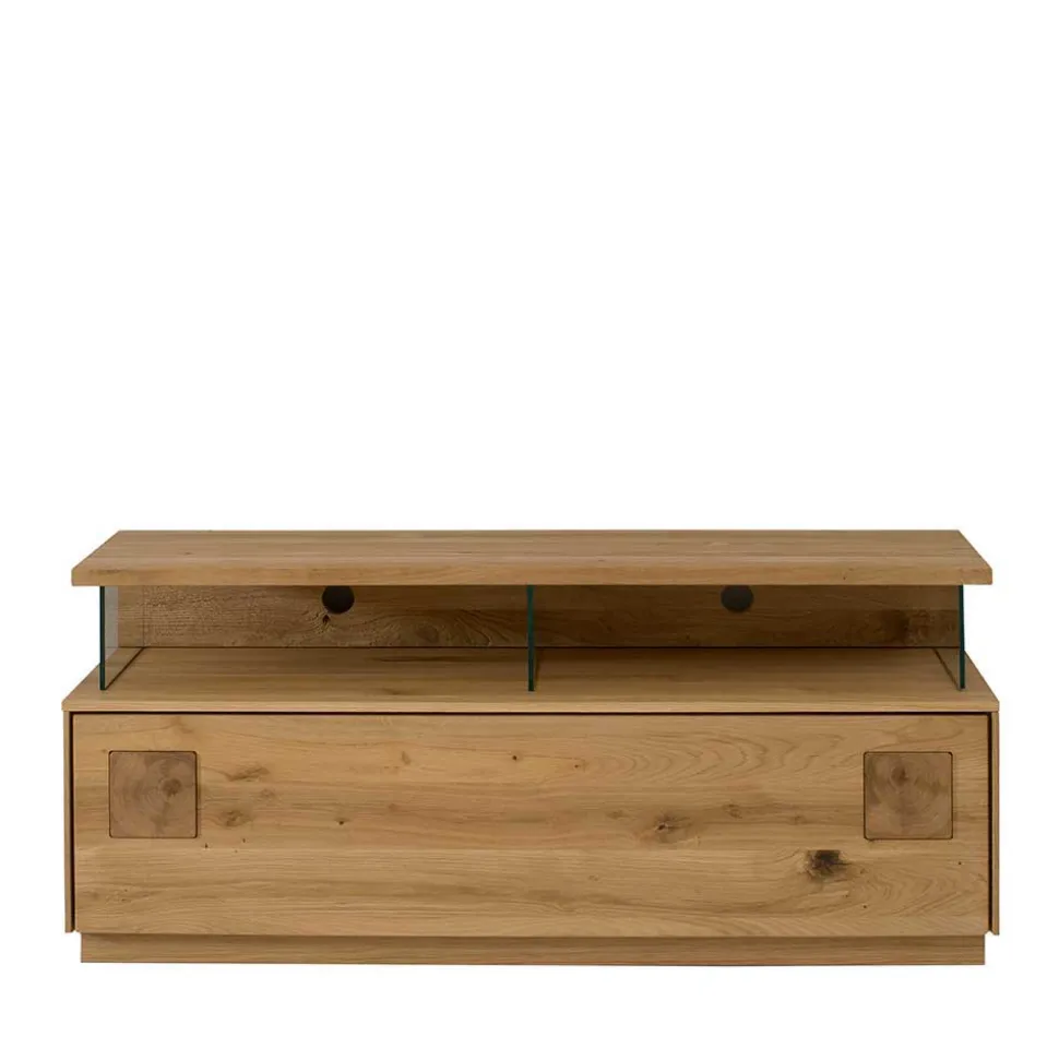 Wohnwand Möbel Kombination aus Wildeiche - Millena (dreiteilig)