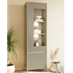 Wohnwand Möbelset in Eukalyptus - Promo (dreiteilig)