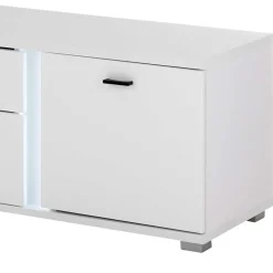 Wohnwand mit LED Licht Möbelset - Tirol (vierteilig)