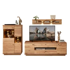 Wohnwand Programm Möbel Set - Cassna (dreiteilig)