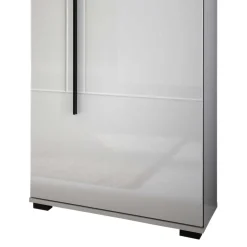 Wohnwand Seitenschrank Jetongos in Weiß Hochglanz