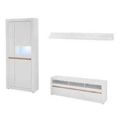 Wohnwand Set modern - Ilana (dreiteilig)