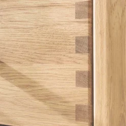 Wohnwand Vitrine in Eiche Bianco - Dulciana