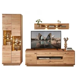 Wohnwand Wohnzimmer-Möbel Set - Cassna (dreiteilig)