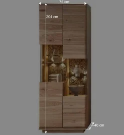 Wohnwand Wohnzimmer-Möbel Set - Cassna (dreiteilig)