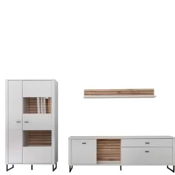 Wohnwand Wohnzimmermöbel Set - Varzino (dreiteilig)