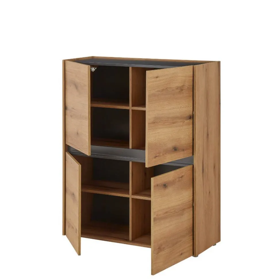 Wohnwand-Kombination in Wildeiche - Colomania (dreiteilig)