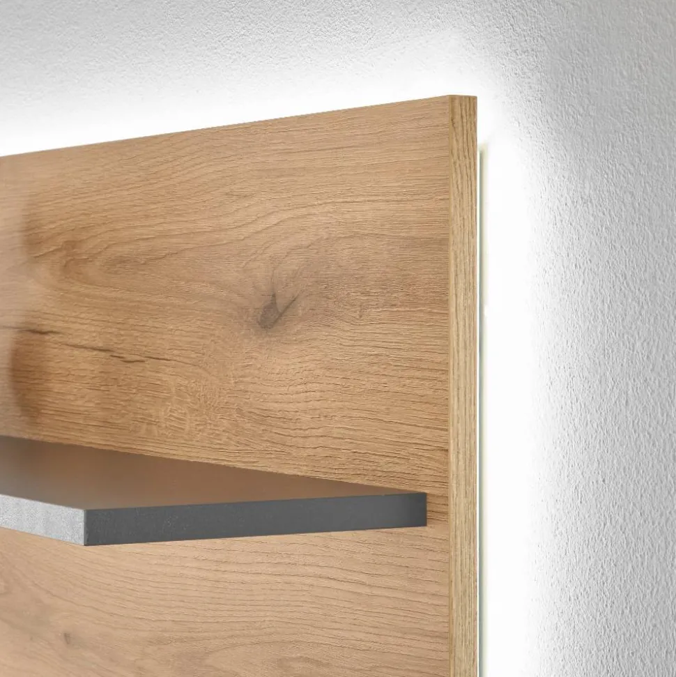 Wohnwand-Kombination in Wildeiche - Colomania (dreiteilig)