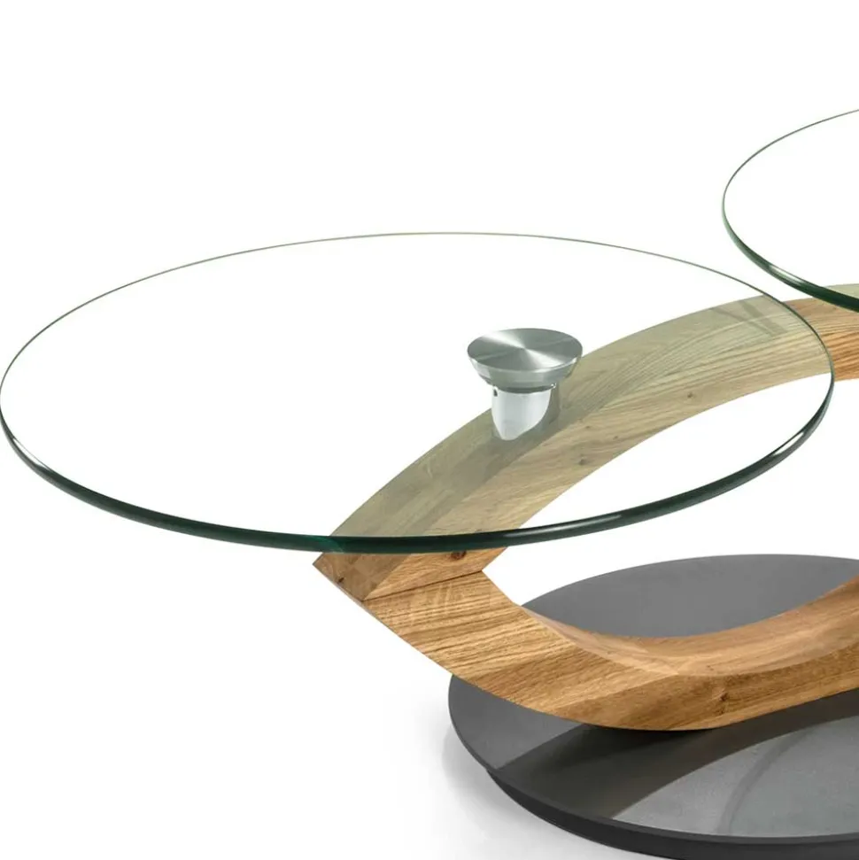 Wohnzimmer 2 Platten Glastisch modern - Eleri