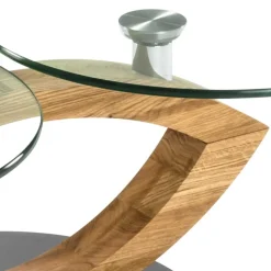 Wohnzimmer 2 Platten Glastisch modern - Eleri