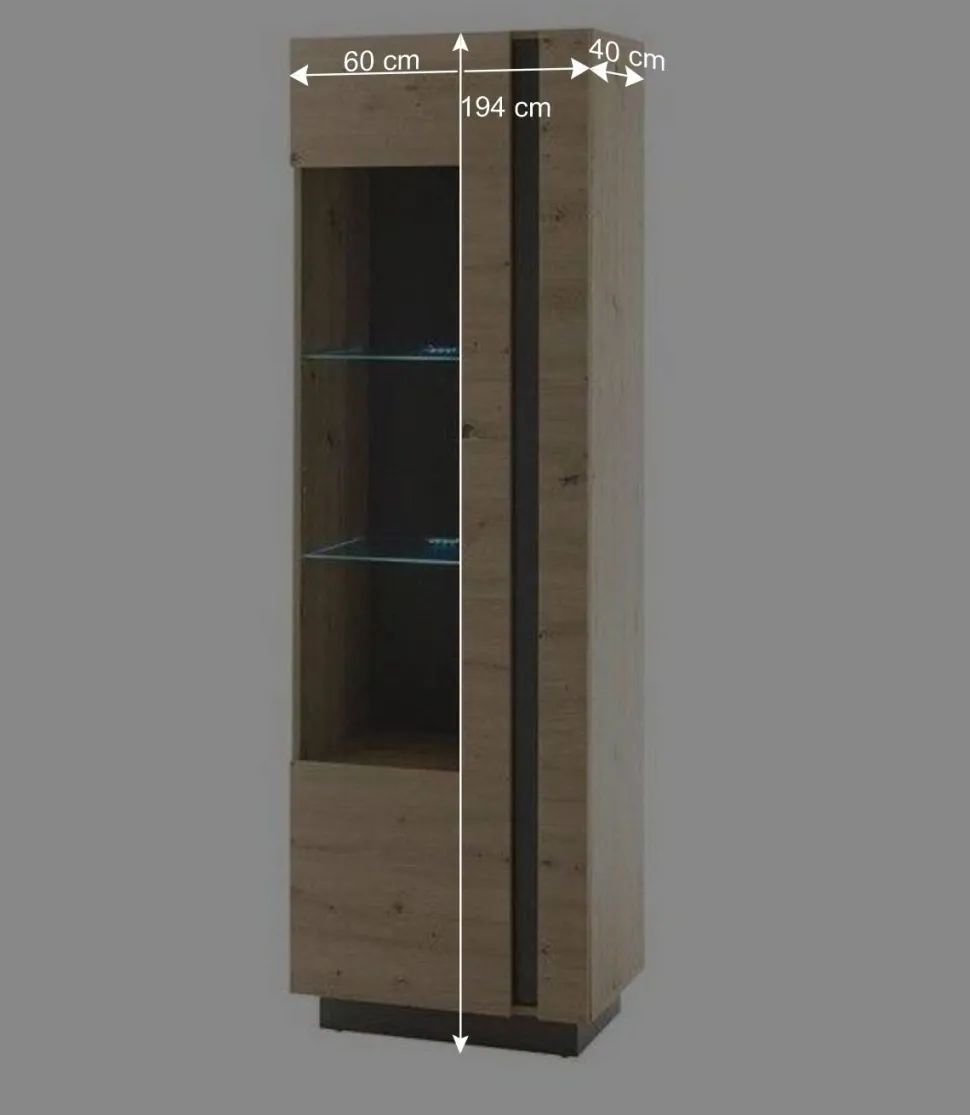 Wohnzimmer Anbauwand 270 cm breit - Lairian (vierteilig)