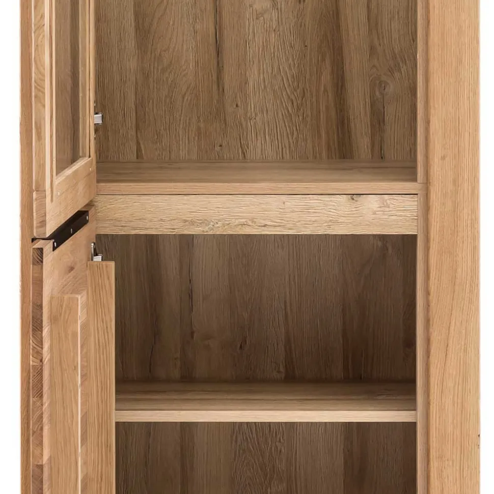 Wohnzimmer Anbauwand teilmassiv - Nelenia (vierteilig)