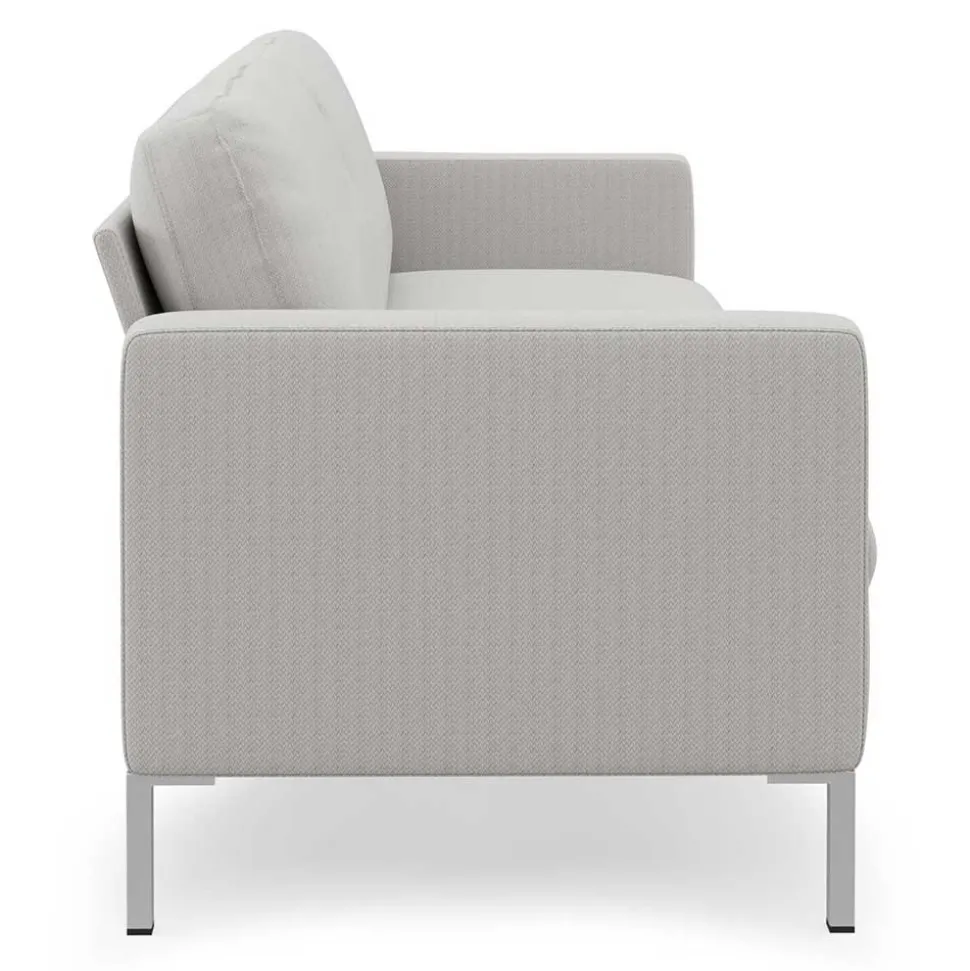 Wohnzimmer Couch in Cremefarben - Afilonga