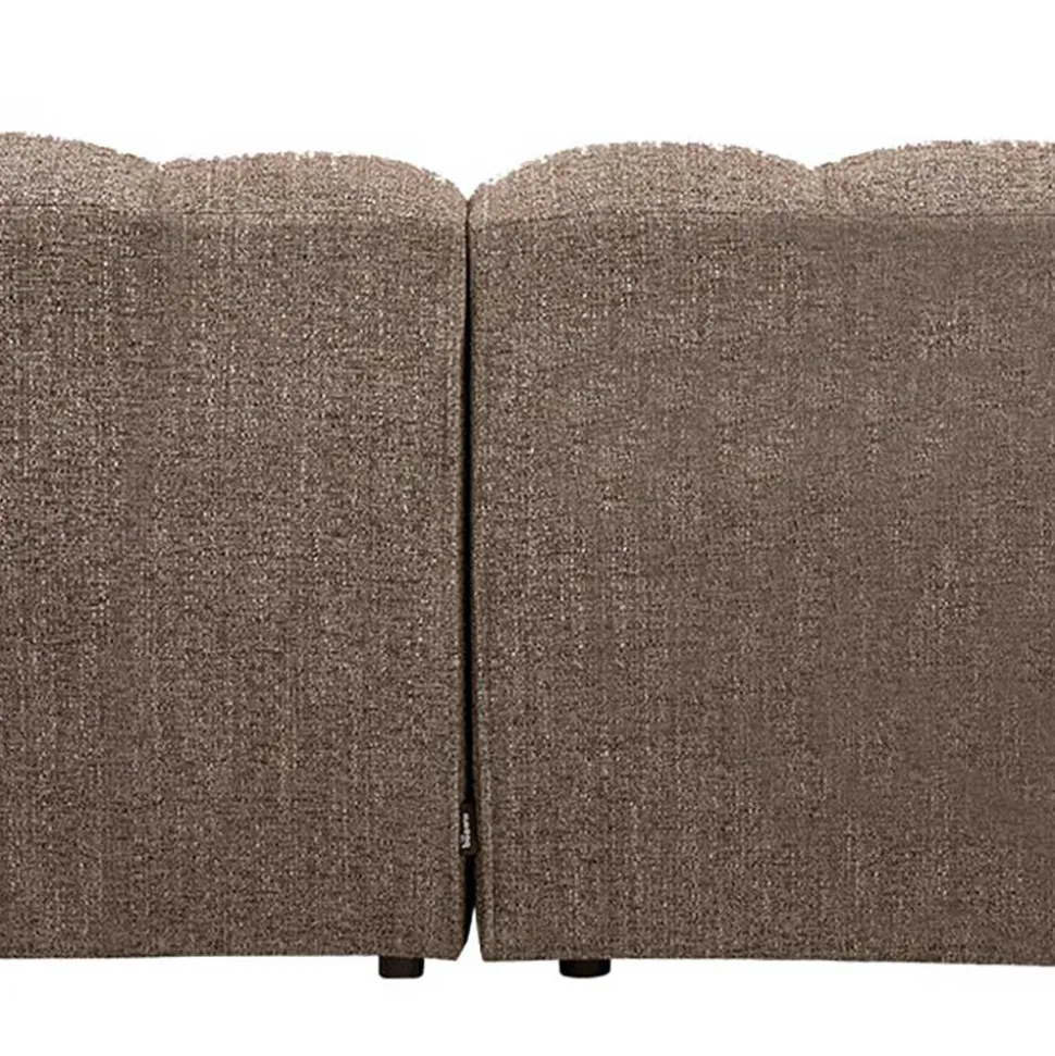 Wohnzimmer Couch in Dunkelbraun Melange - Annatto