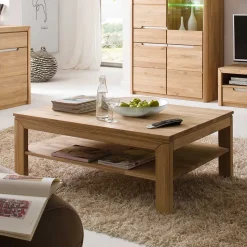 Wohnzimmer Couchtisch Croconia aus Wildeiche Massivholz