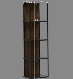 Wohnzimmer Design Wohnwand Möbelset - Xindus (vierteilig)