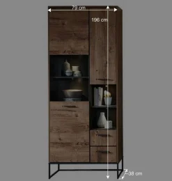 Wohnzimmer Design Wohnwand Möbelset - Xindus (vierteilig)