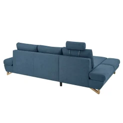 Wohnzimmer Ecksofa in Blau - Baonga