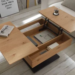 Wohnzimmer Funktionstisch mit hochklappbarer Tischplatte - Bonney