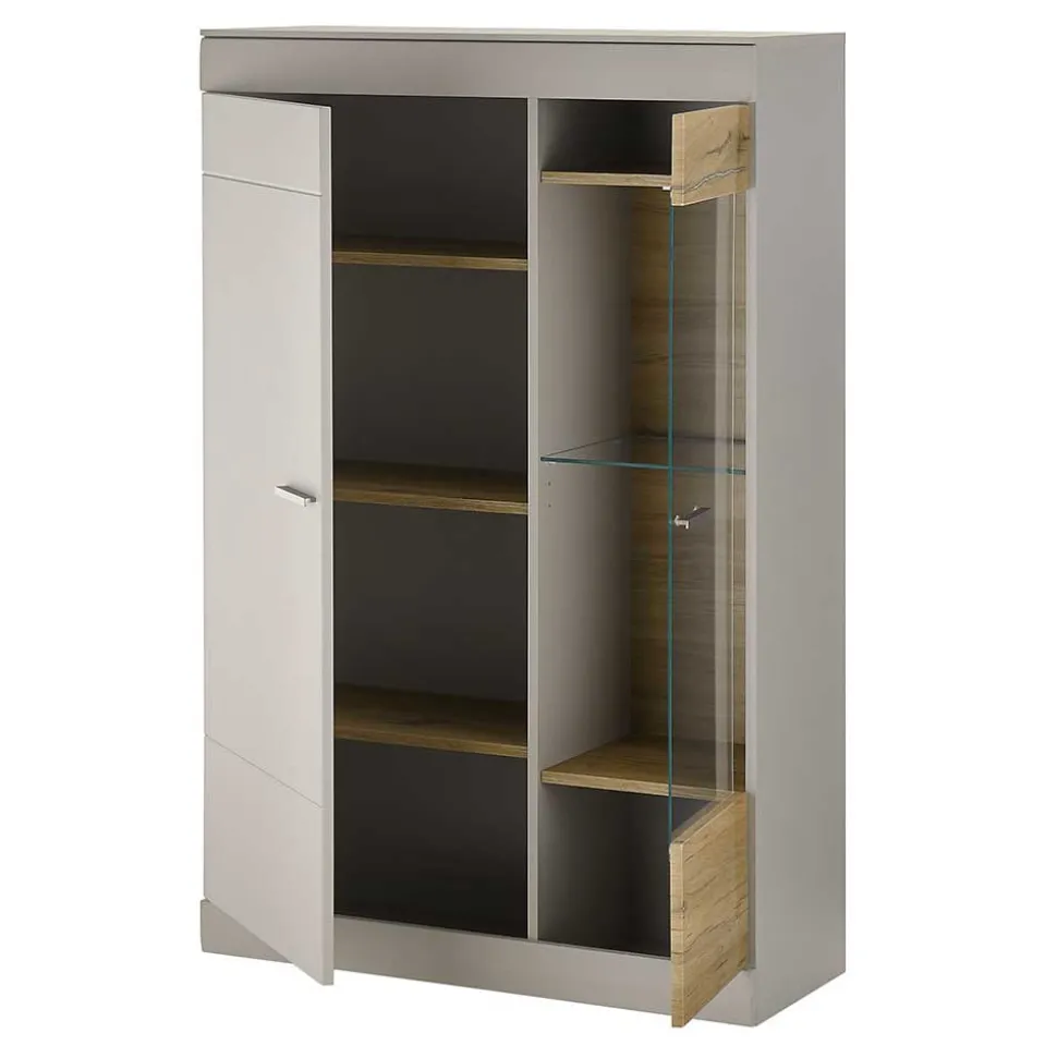 Wohnzimmer Highboard mit Glas Einsatz - Lioscas