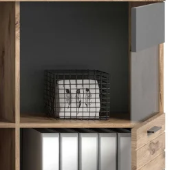 Wohnzimmer Highboard mit Glaseinsätzen - Lucios