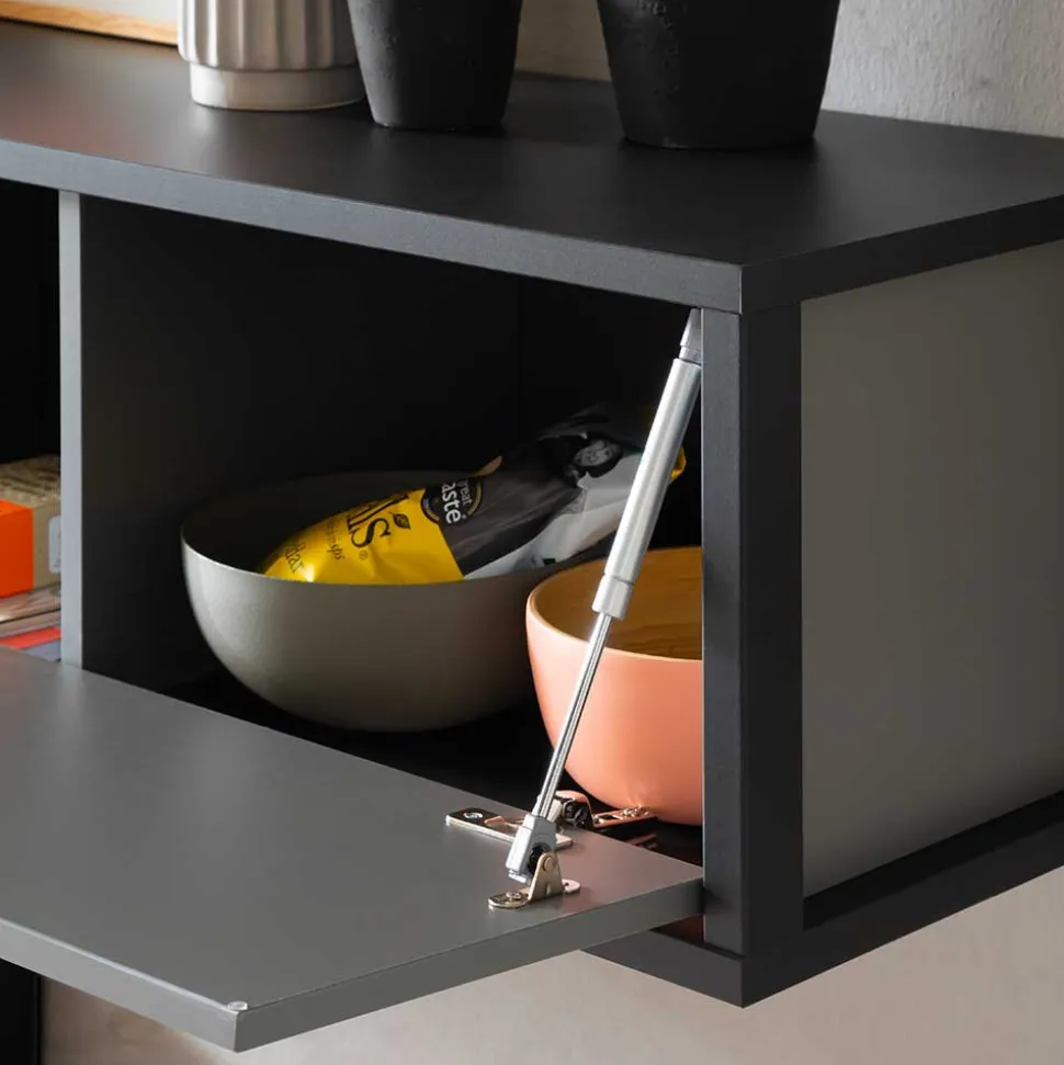 Wohnzimmer Hängeschrank im Querformat 156x34x37 - Ridona