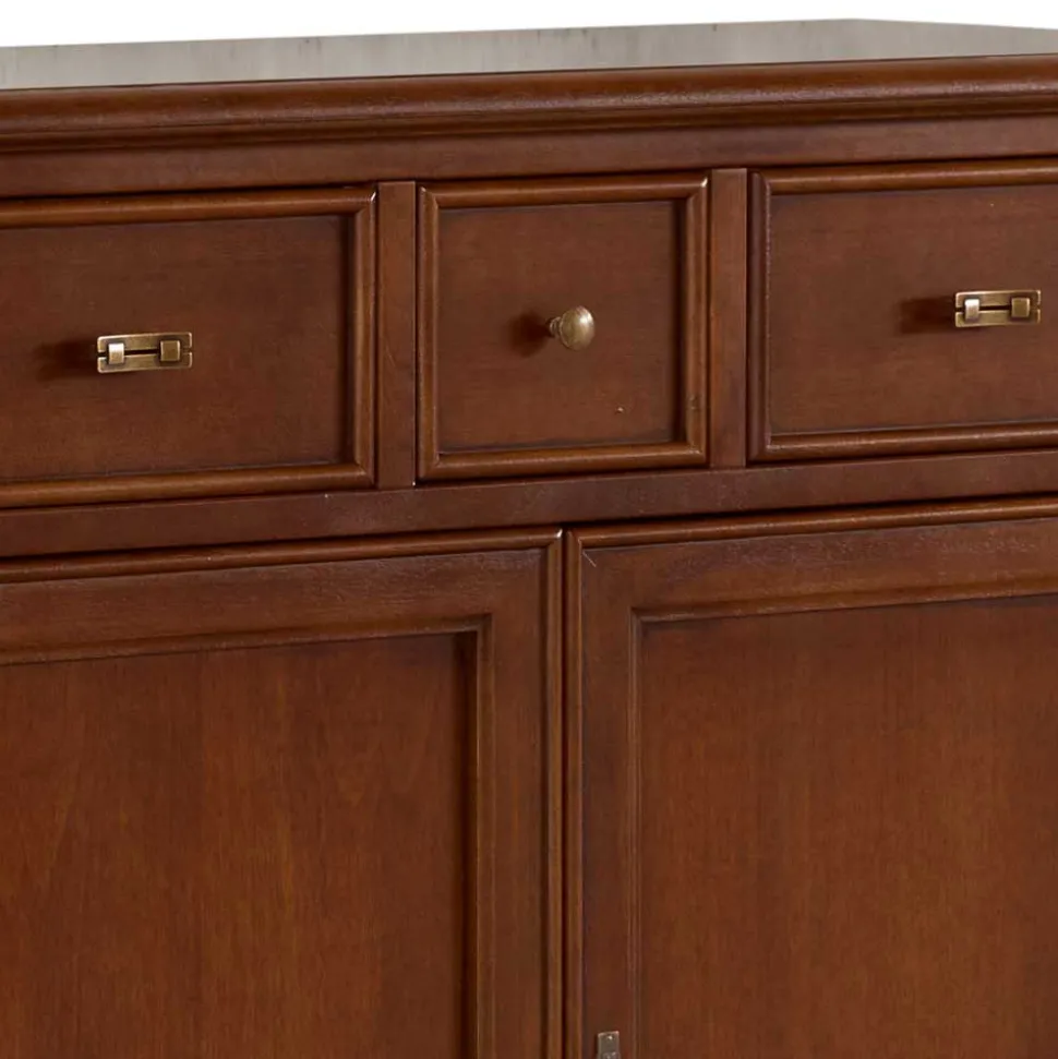 Wohnzimmer Kommode in Walnussfarben Antik - Istefanio