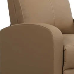 Wohnzimmer Kunstledersessel in Hellbraun - Ulnero