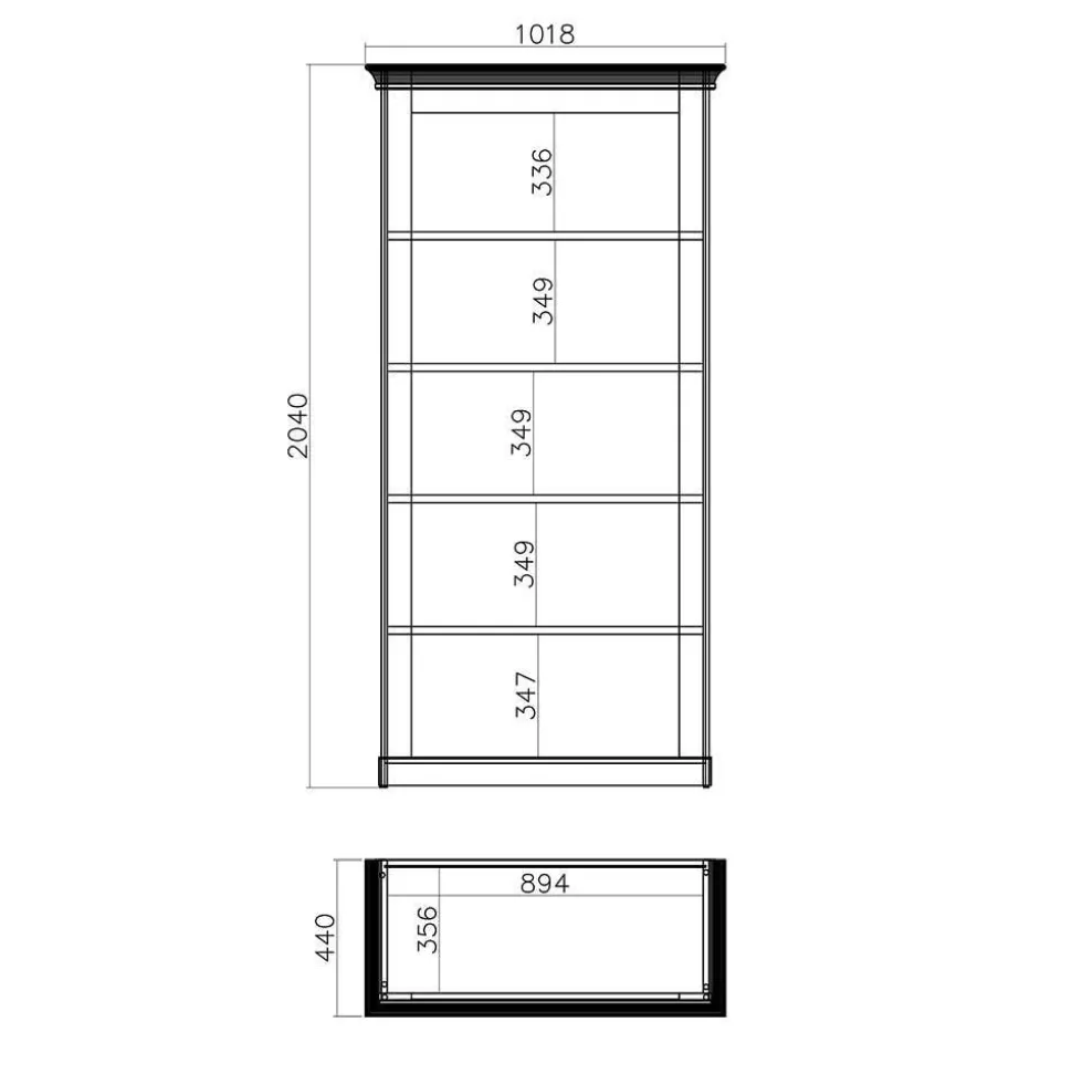 Wohnzimmer Landhausmöbel Set - Diatara (sechsteilig)