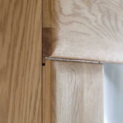 Wohnzimmer Möbel Kombi Pontros in Eiche Bianco (vierteilig)