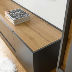 Wohnzimmer Möbel Wohnwand günstig - Ahilav (vierteilig)