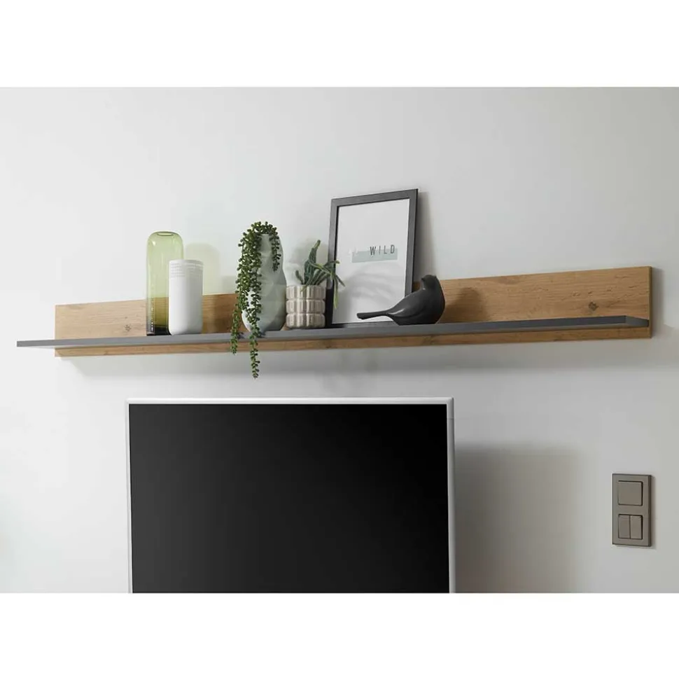 Wohnzimmer Möbel Wohnwand günstig - Ahilav (vierteilig)