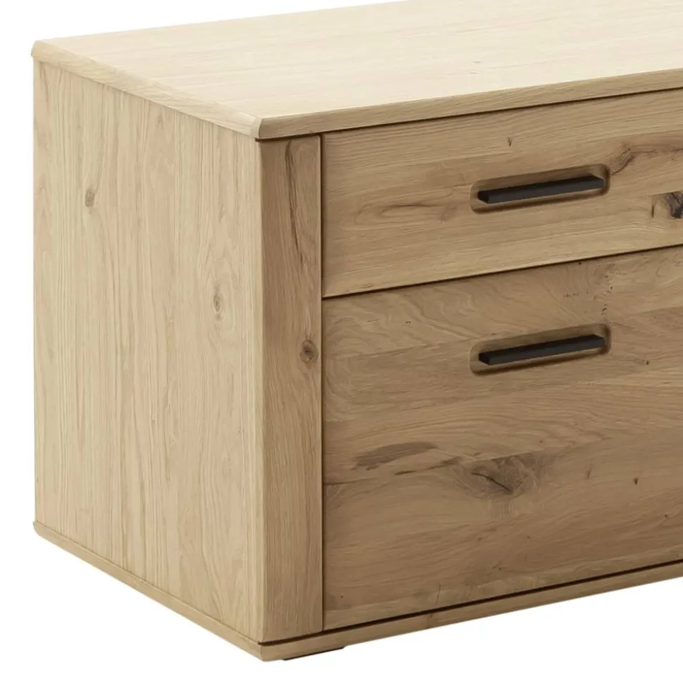 Wohnzimmer Möbelset in Asteiche Hell - Jevedaz (dreiteilig)