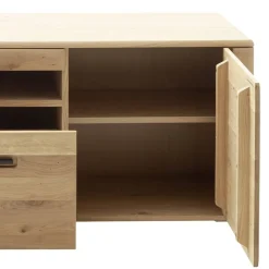 Wohnzimmer Möbelset in Asteiche Hell - Jevedaz (dreiteilig)