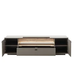 Wohnzimmer Möbelset in Grau - Teorina (dreiteilig)