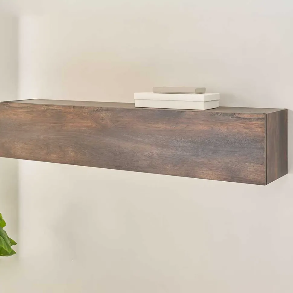 Wohnzimmer Oberschrank in Eiche Dunkel - Mundo