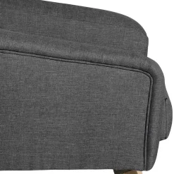 Wohnzimmer Polstersessel in Dunkelgrau - Rubin