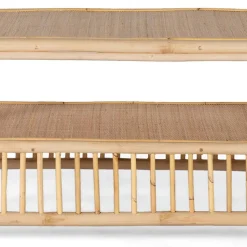 Wohnzimmer Rattantisch in Natur - Robin