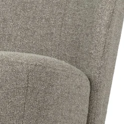 Wohnzimmer Retro Sessel in Beigegrau - Kastrona