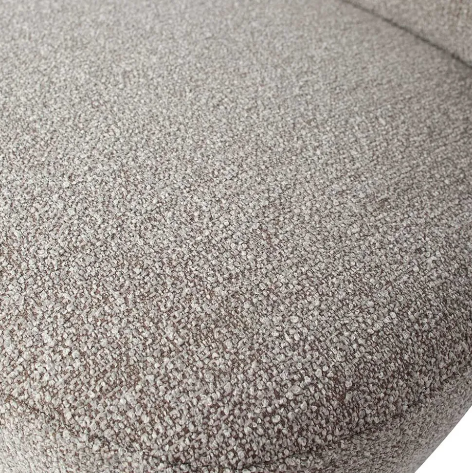 Wohnzimmer Retro Sessel in Beigegrau - Kastrona