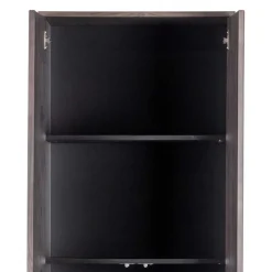 Wohnzimmer Schrank in Esche Dunkel & Schwarz - Eyes