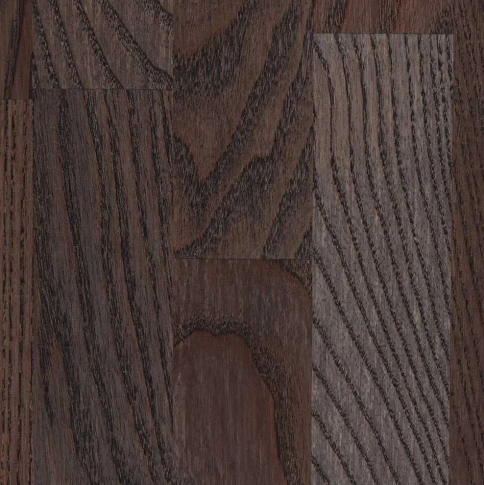 Wohnzimmer Schrank in Esche Dunkel & Schwarz - Eyes