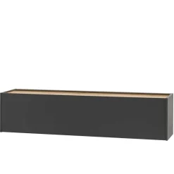 Wohnzimmer Schrank Kombi in Anthrazit - Ahilav (sechsteilig)