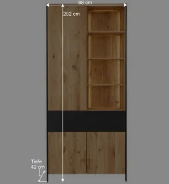 Wohnzimmer Schrank mit Beleuchtung LED - Viligrana