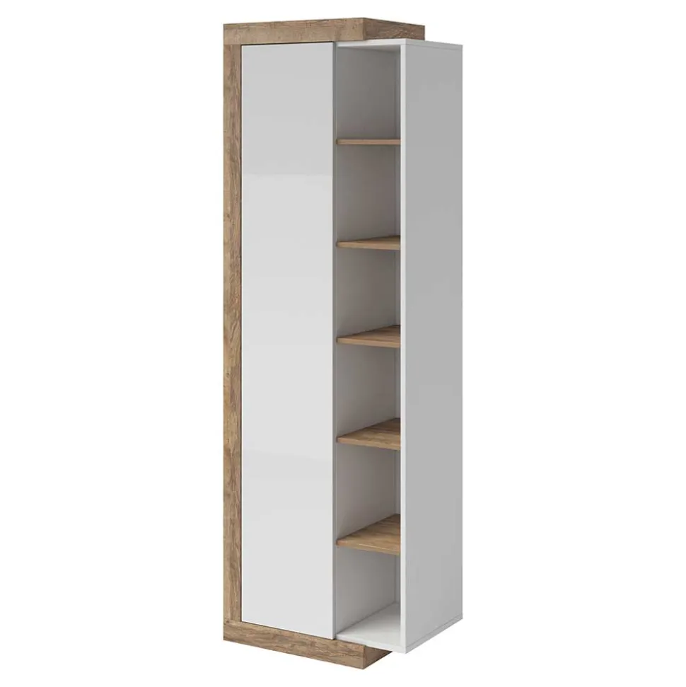 Wohnzimmer Schrank mit Tür & sechs Fächern - Milvara