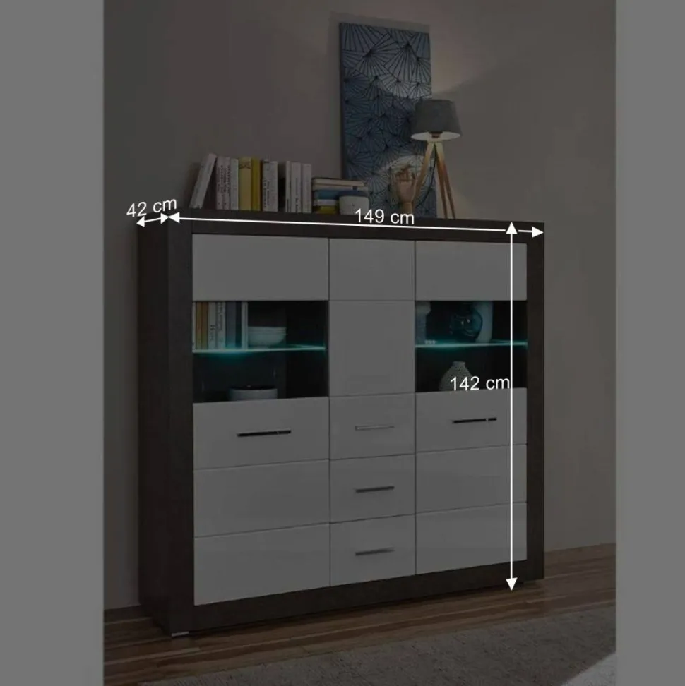 Wohnzimmer Schrank Set modern - Istensa I (zweiteilig)