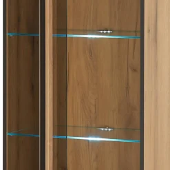 Wohnzimmer Schrankvitrinen & Wandboard - Brocus (vierteilig)